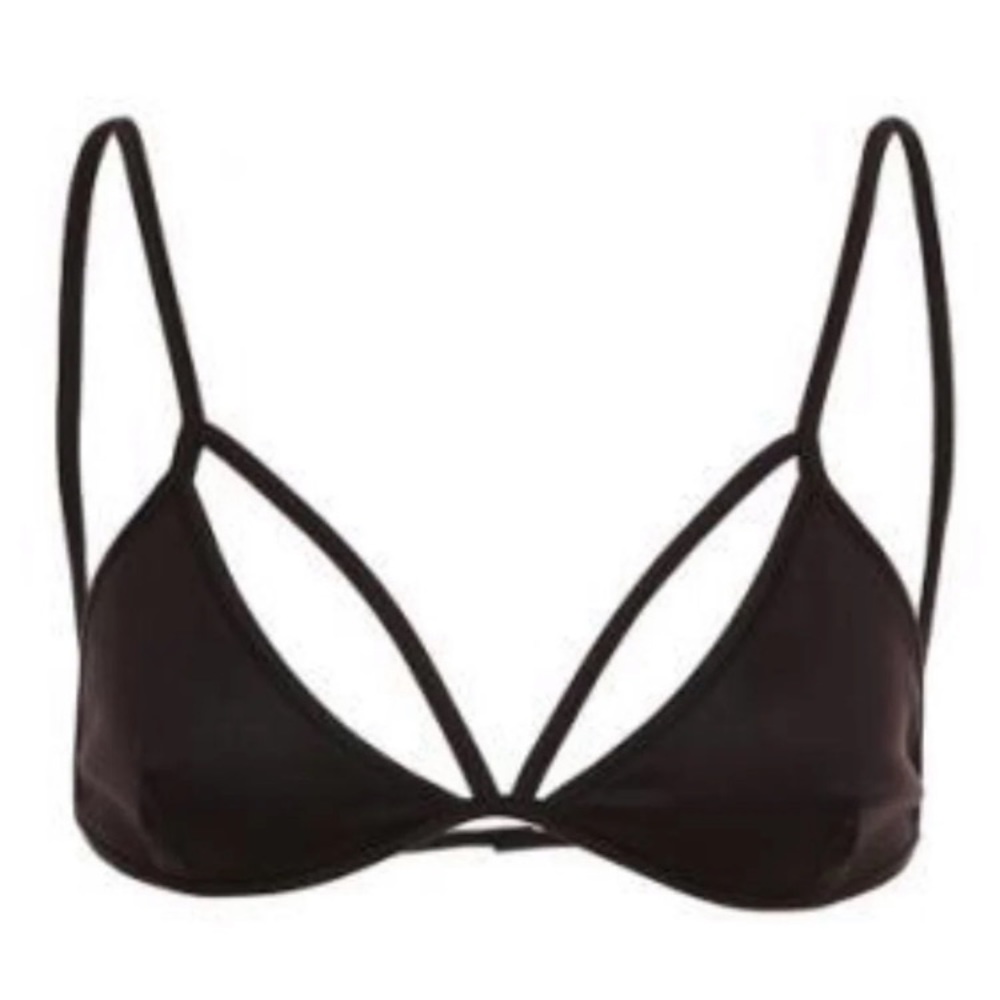 Black Strappy Bra